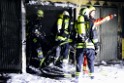 Feuer Hinterhof Garagen Koeln Hoehenberg Olpenerstr P058